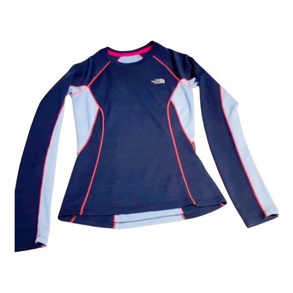 The North Face Flight Series Merino Wool Long Sleeve Performance Top Blue Size S - Picture 2 of 13